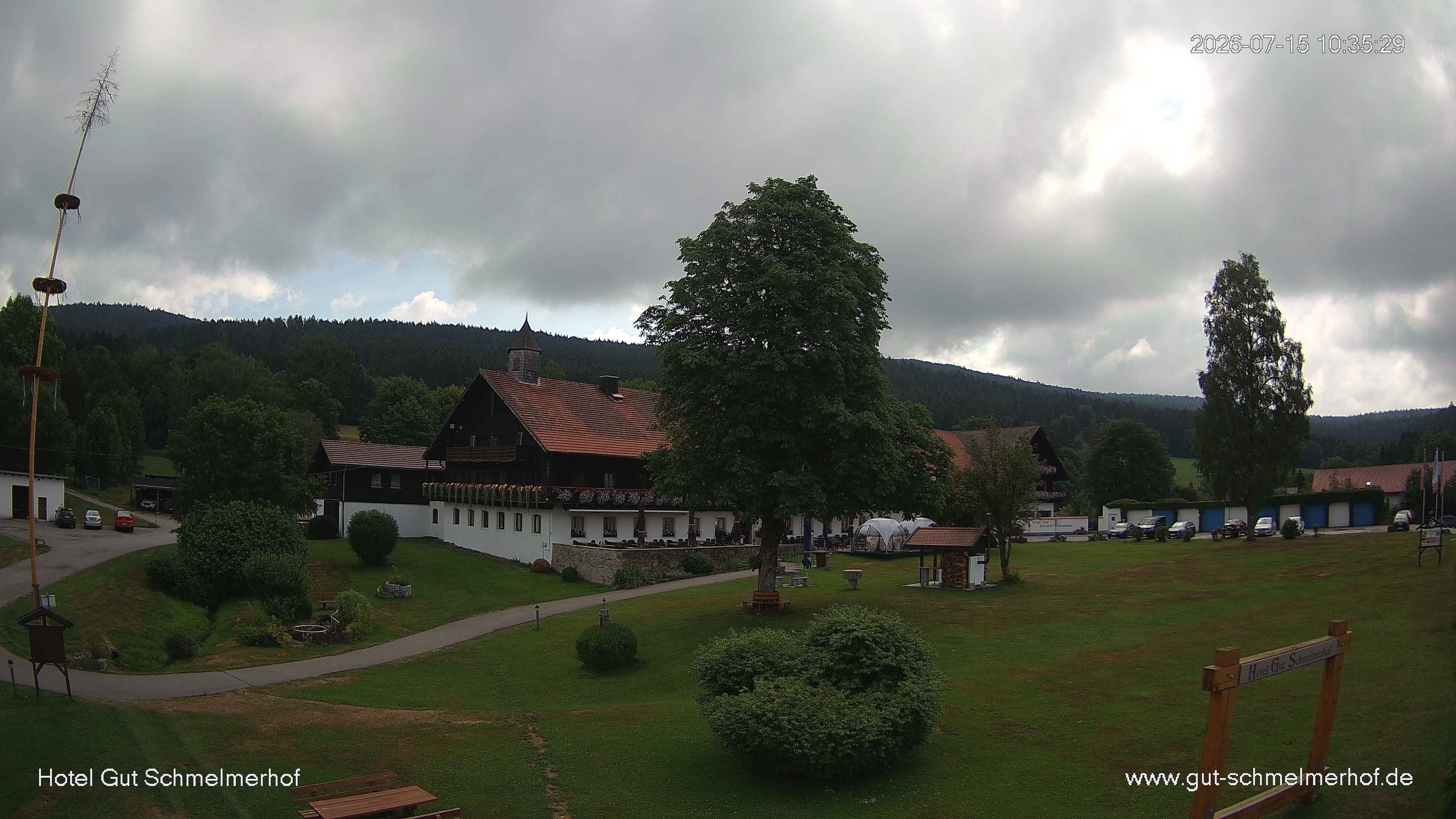 Archiv Foto Webcam  St. Englmar - Hotel Gut Schmelmerhof
