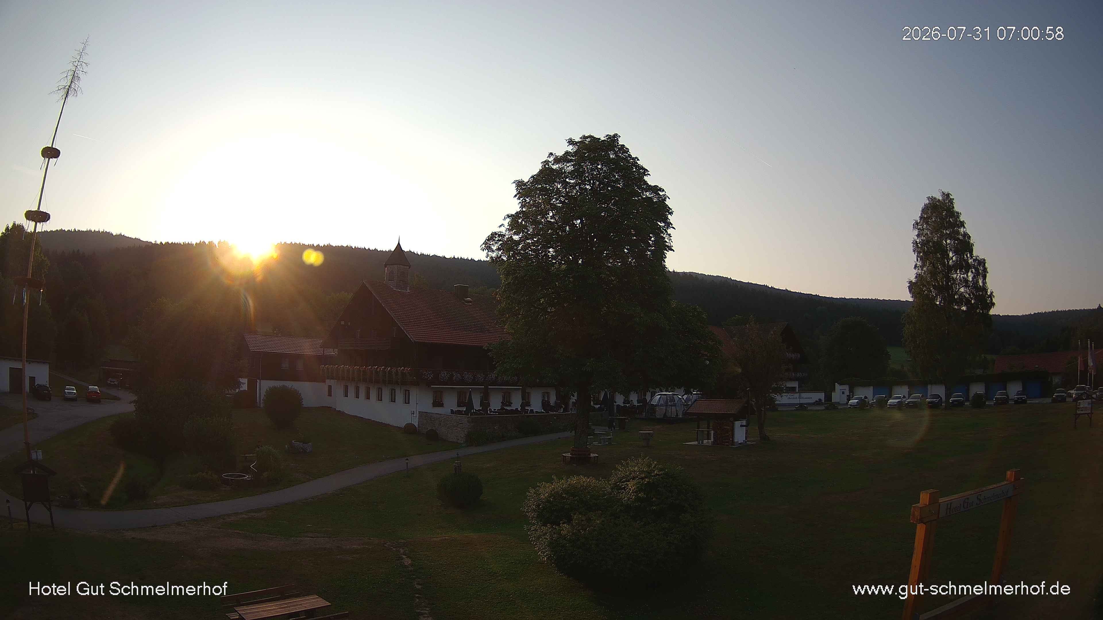 Archiv Foto Webcam  St. Englmar - Hotel Gut Schmelmerhof