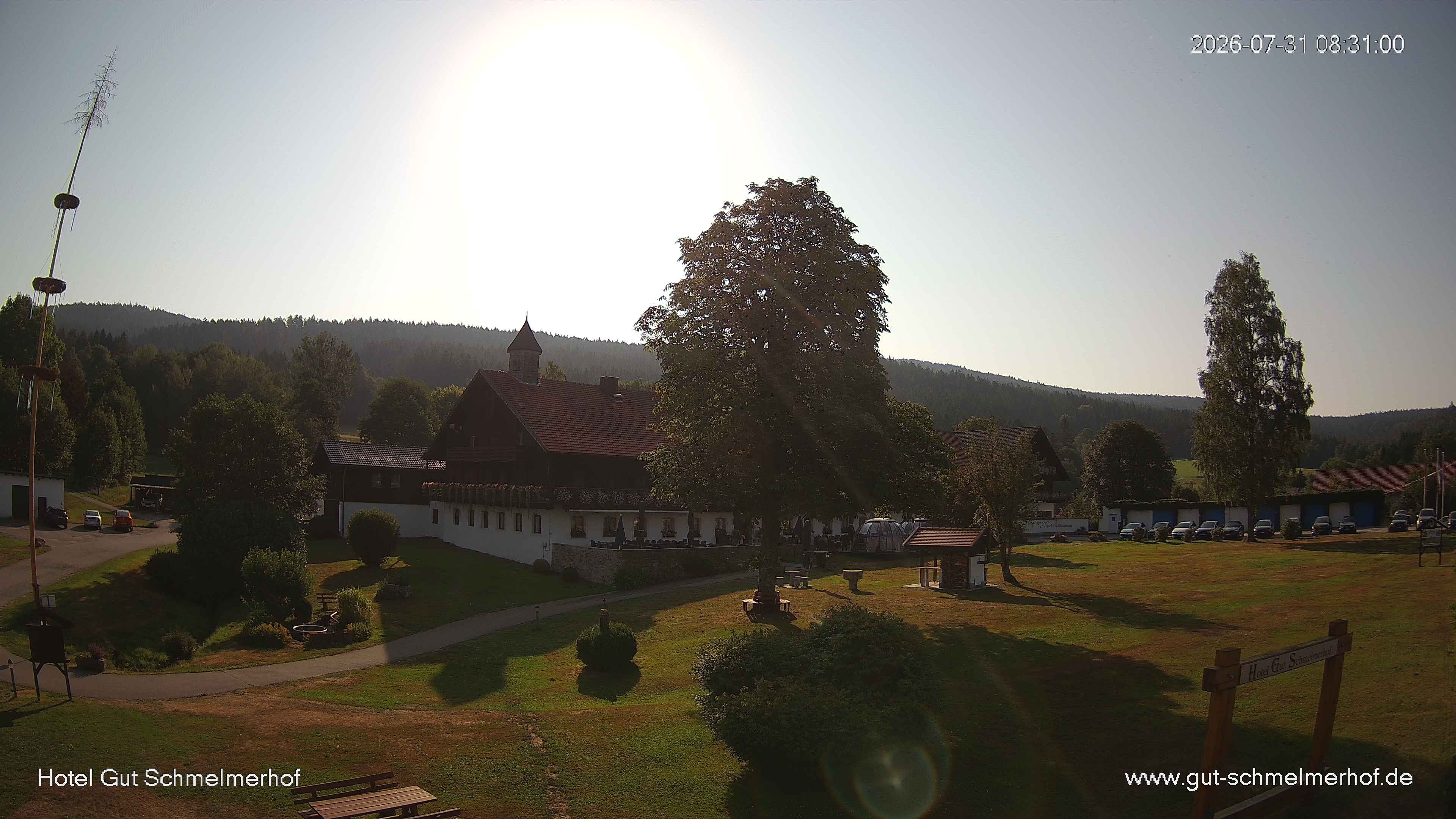 Archiv Foto Webcam  St. Englmar - Hotel Gut Schmelmerhof