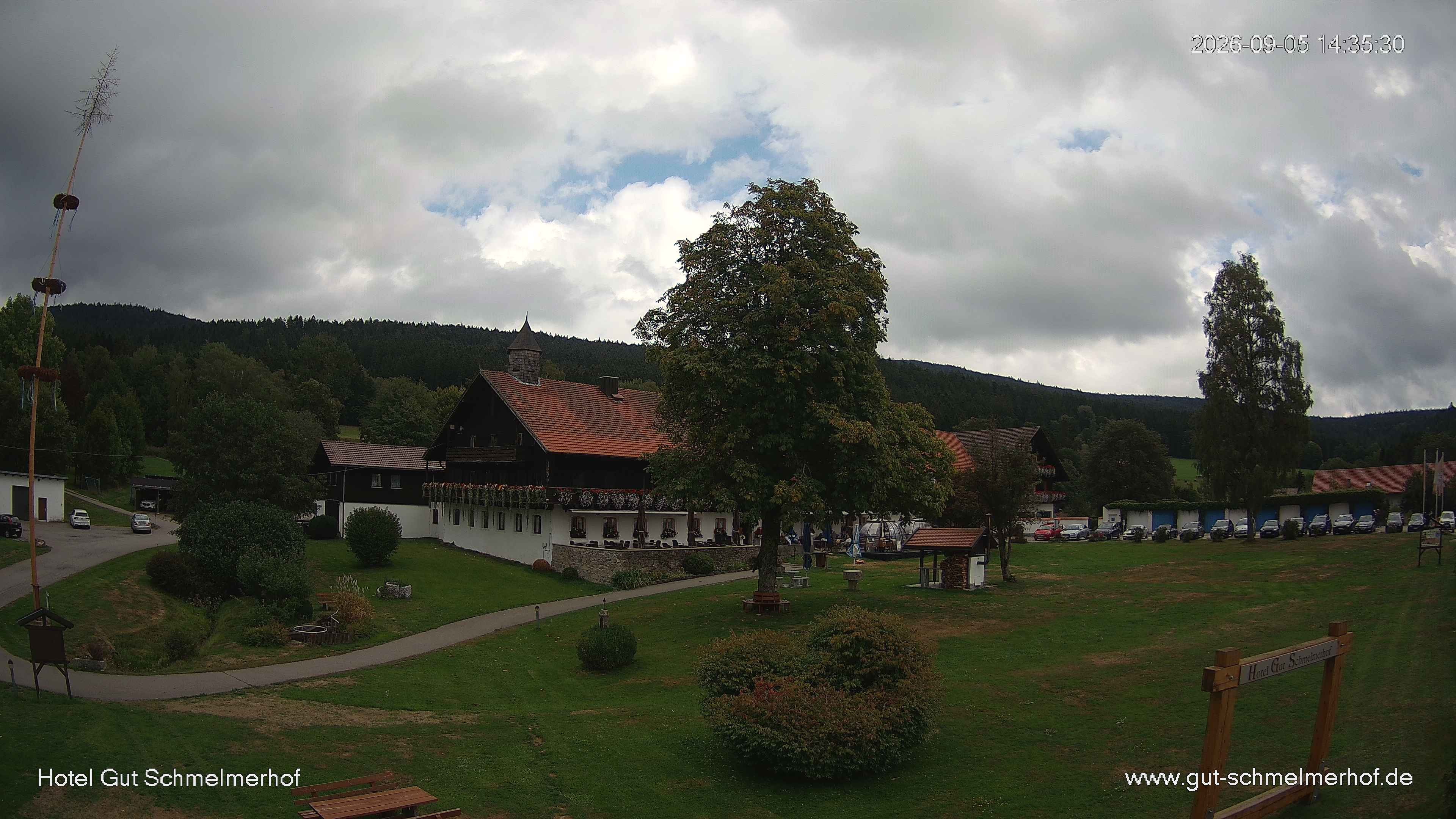 Archiv Foto Webcam  St. Englmar - Hotel Gut Schmelmerhof