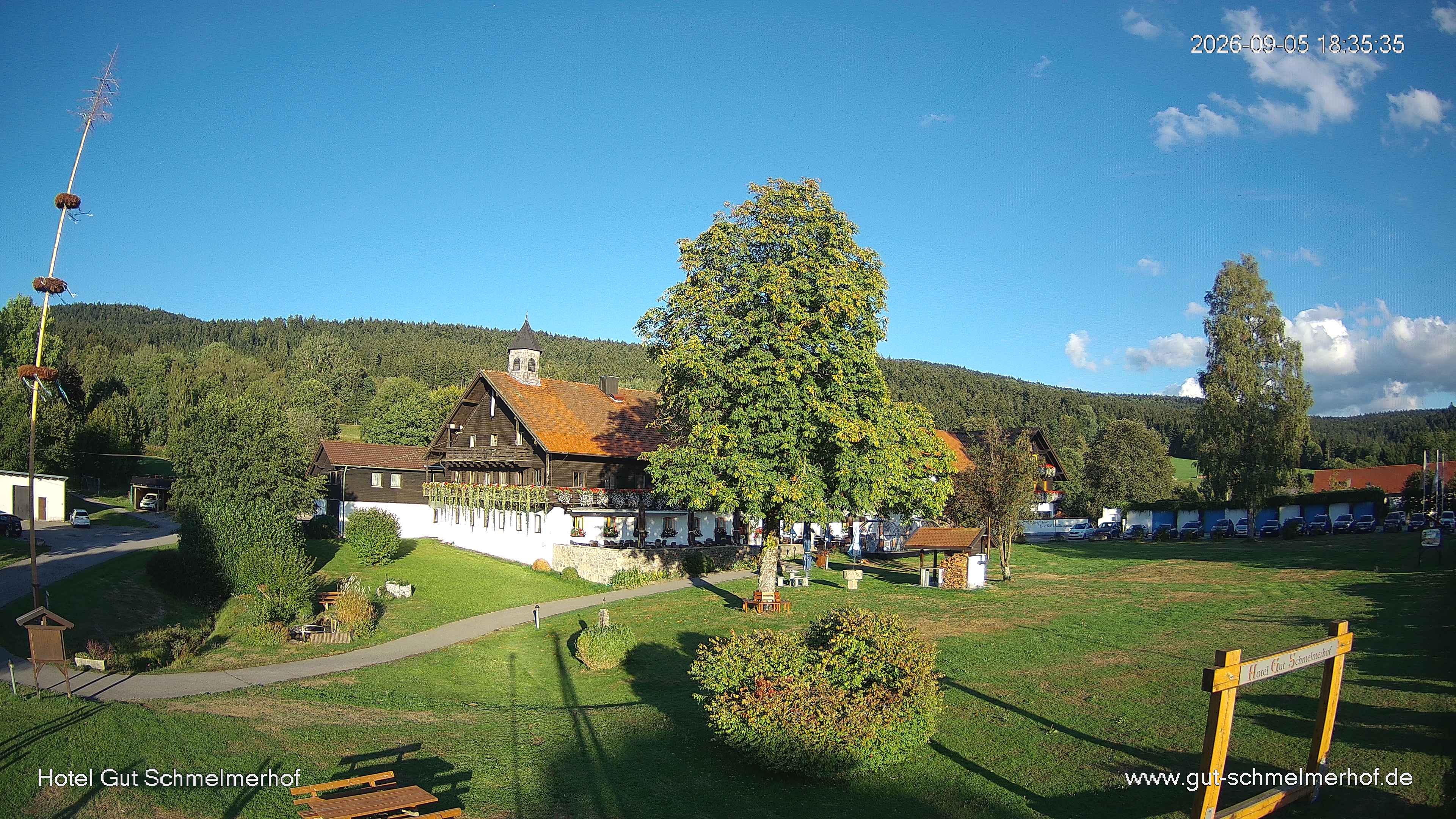 Archiv Foto Webcam  St. Englmar - Hotel Gut Schmelmerhof