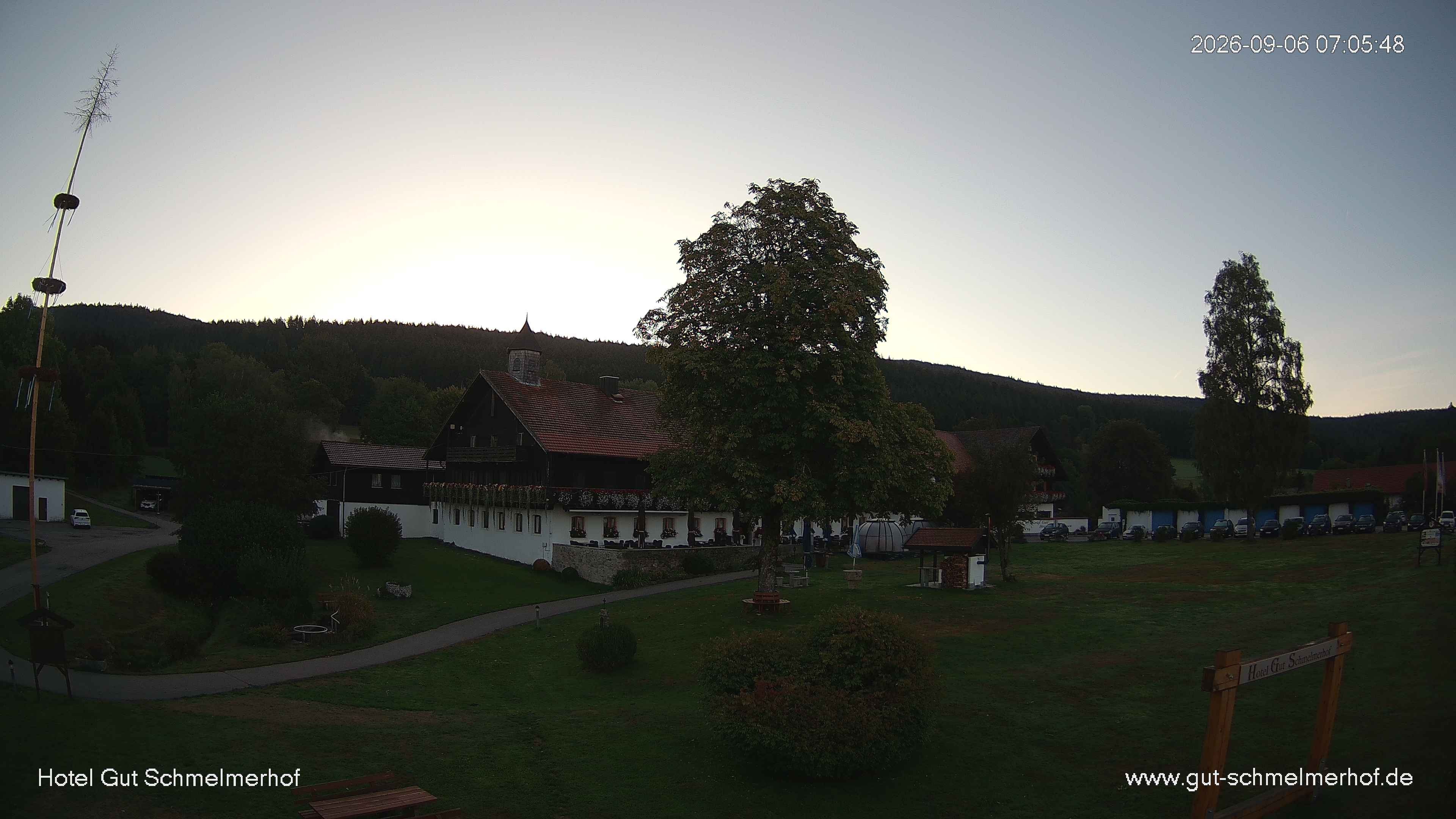 Archiv Foto Webcam  St. Englmar - Hotel Gut Schmelmerhof