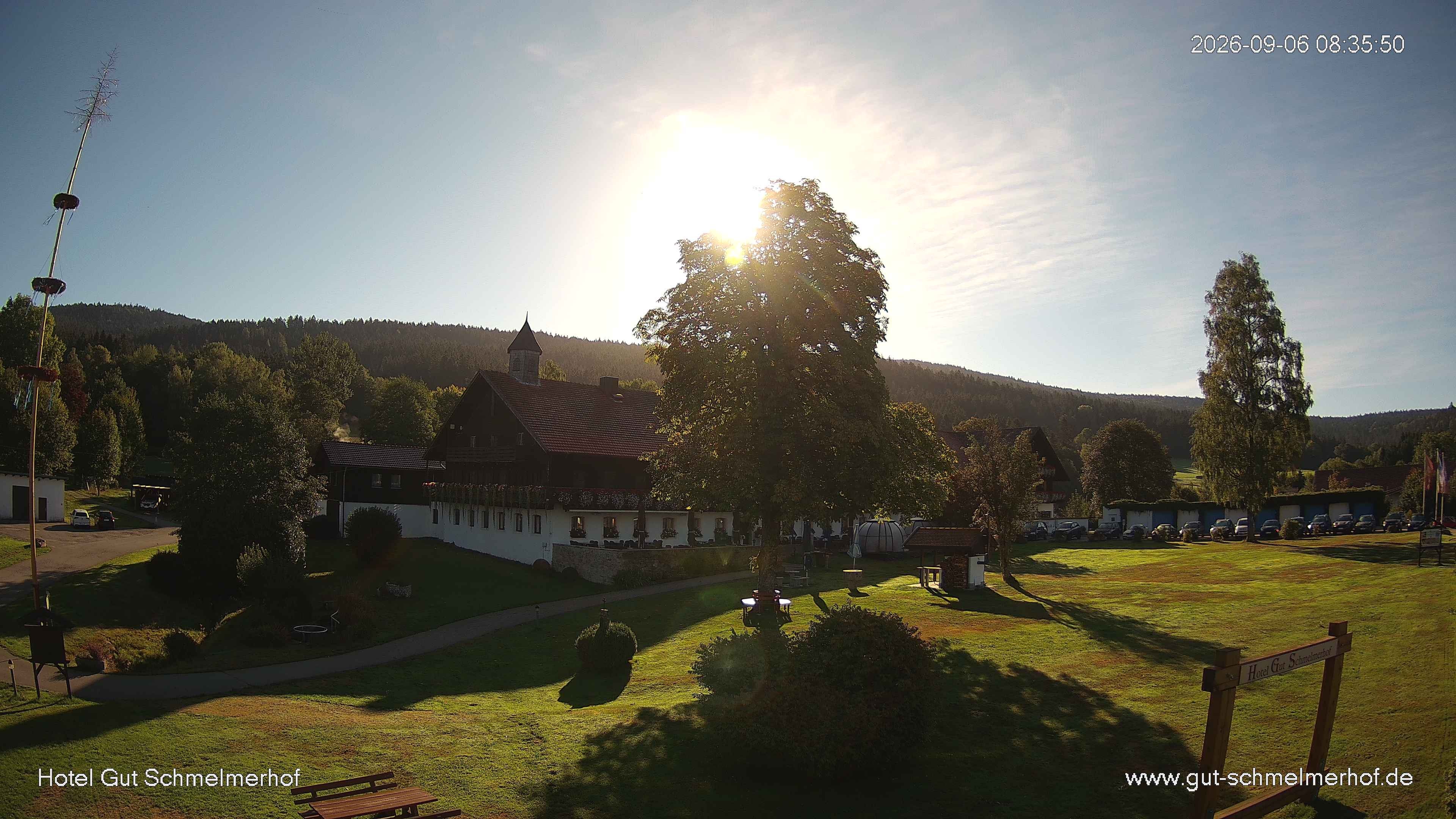 Archiv Foto Webcam  St. Englmar - Hotel Gut Schmelmerhof