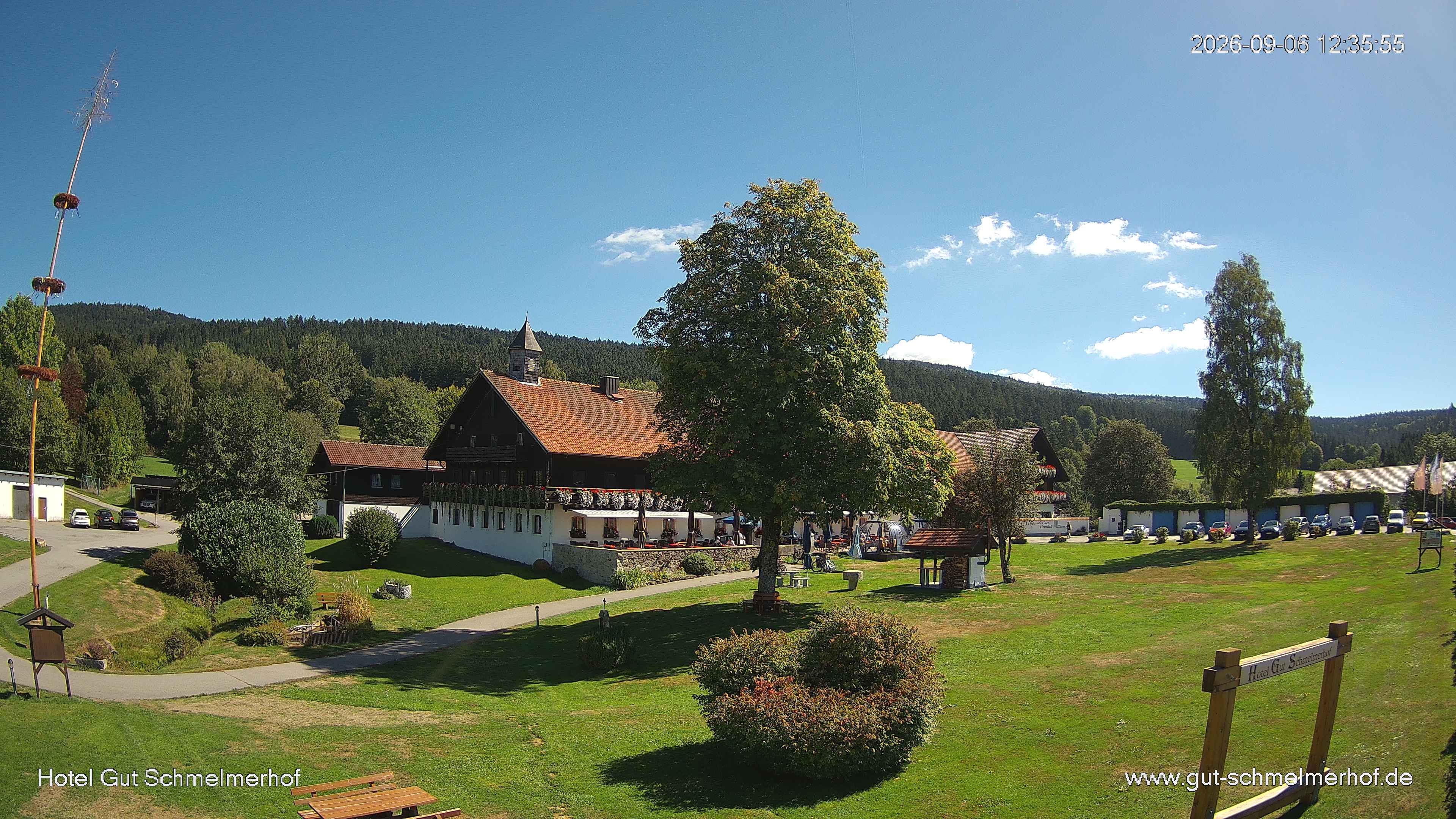 Archiv Foto Webcam  St. Englmar - Hotel Gut Schmelmerhof