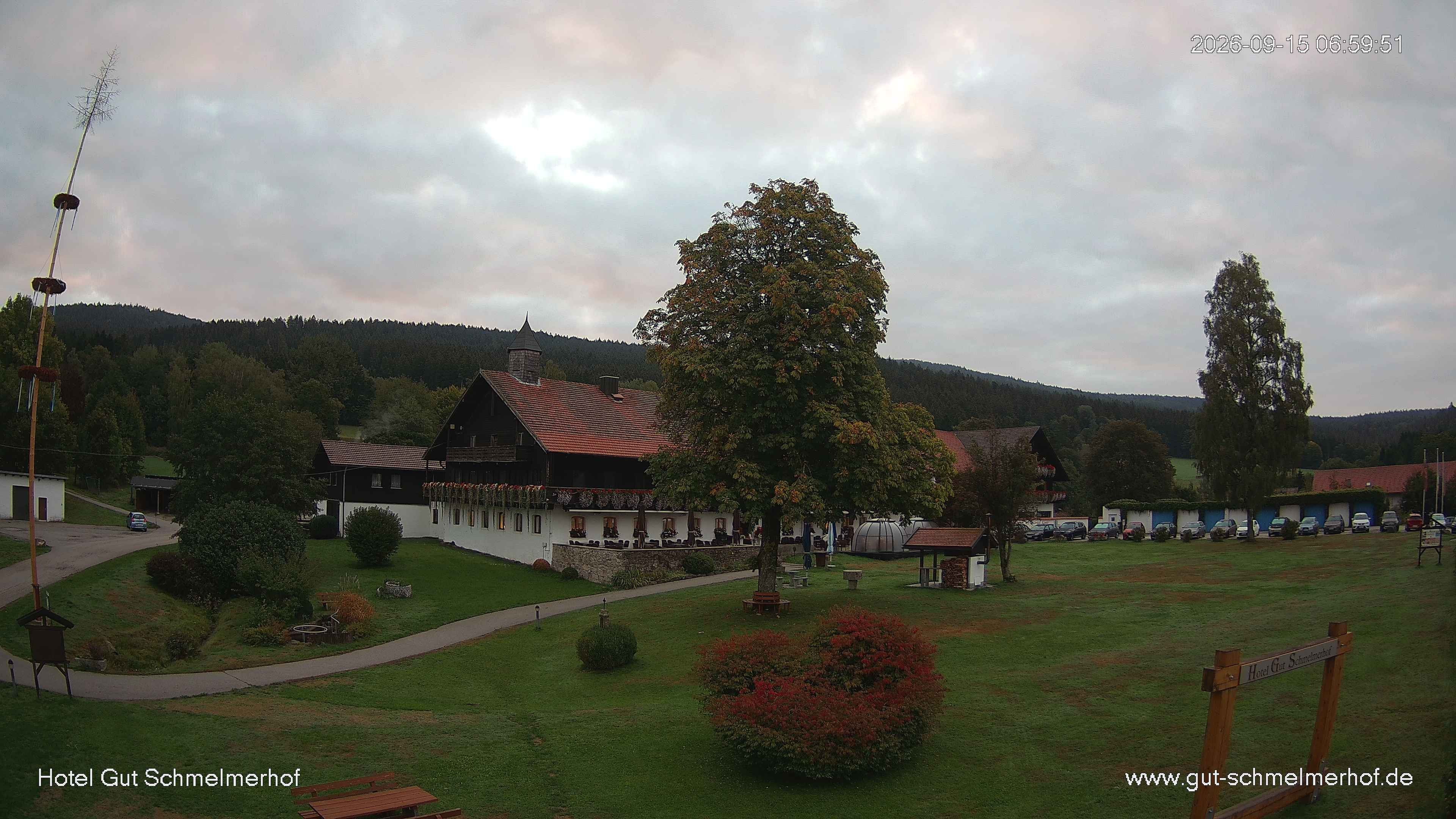 Archiv Foto Webcam  St. Englmar - Hotel Gut Schmelmerhof