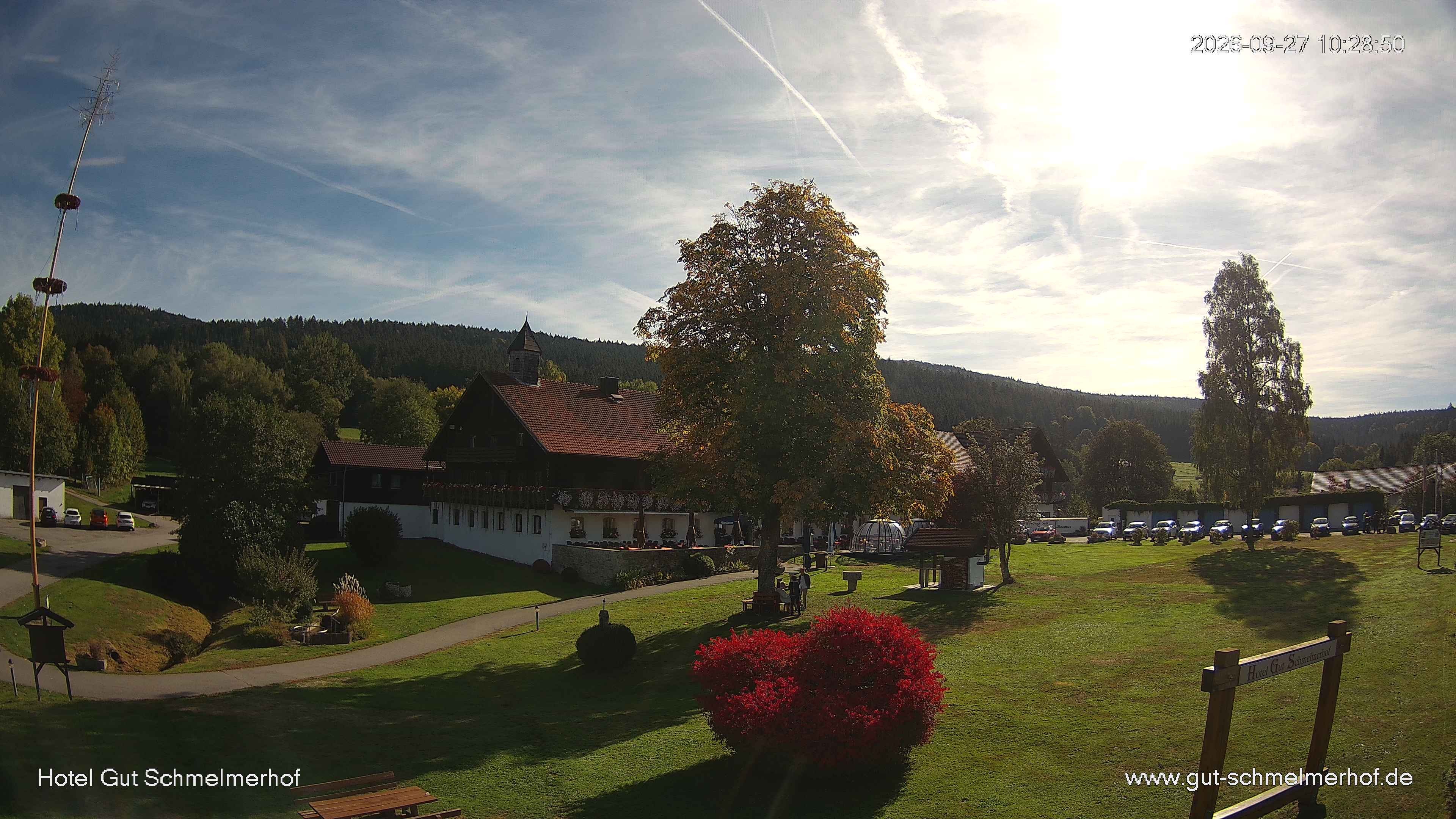 Archiv Foto Webcam  St. Englmar - Hotel Gut Schmelmerhof