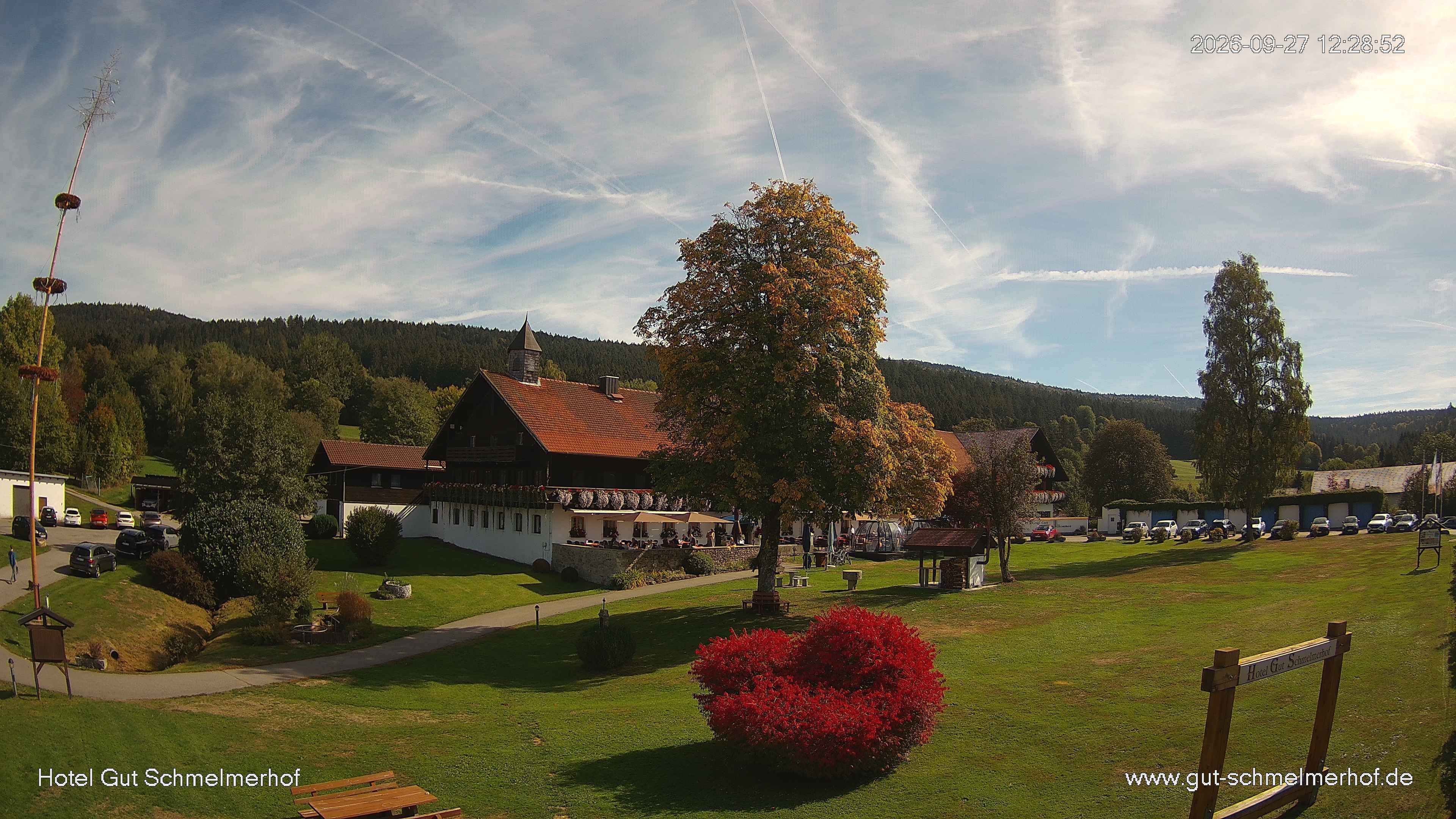 Archiv Foto Webcam  St. Englmar - Hotel Gut Schmelmerhof