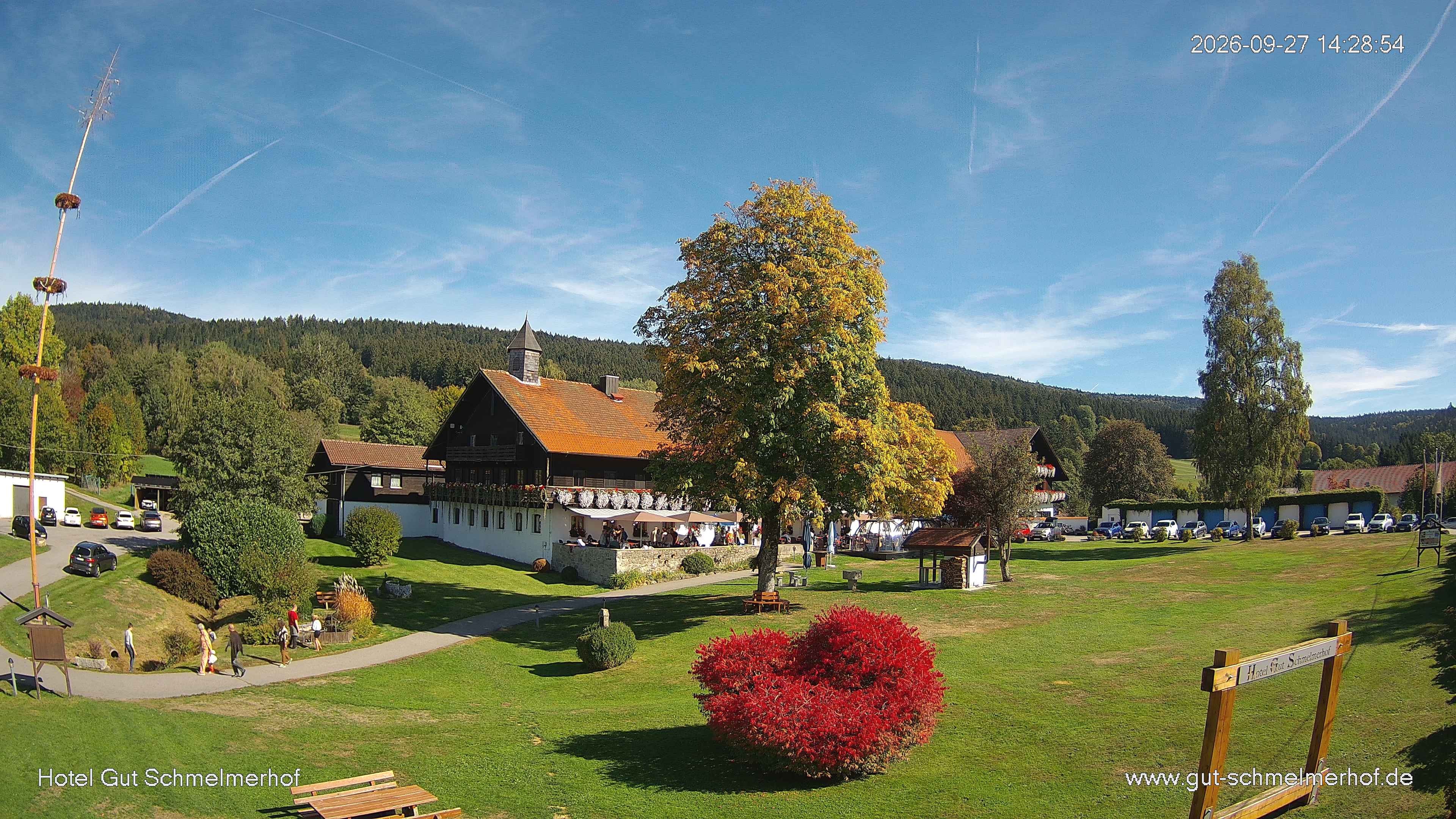Archiv Foto Webcam  St. Englmar - Hotel Gut Schmelmerhof