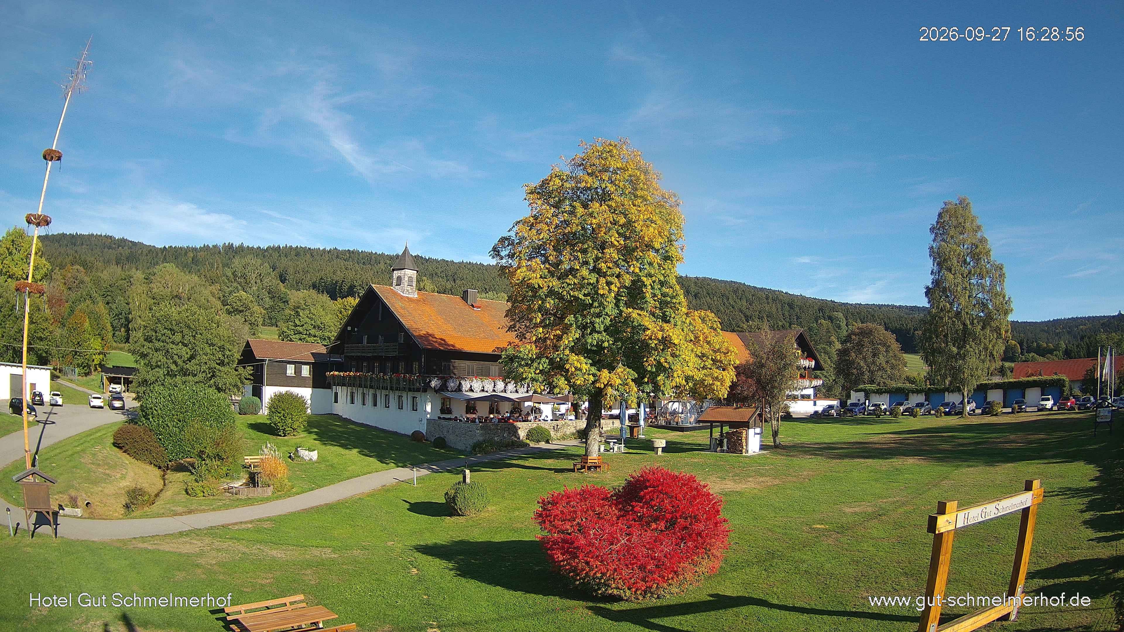 Archiv Foto Webcam  St. Englmar - Hotel Gut Schmelmerhof