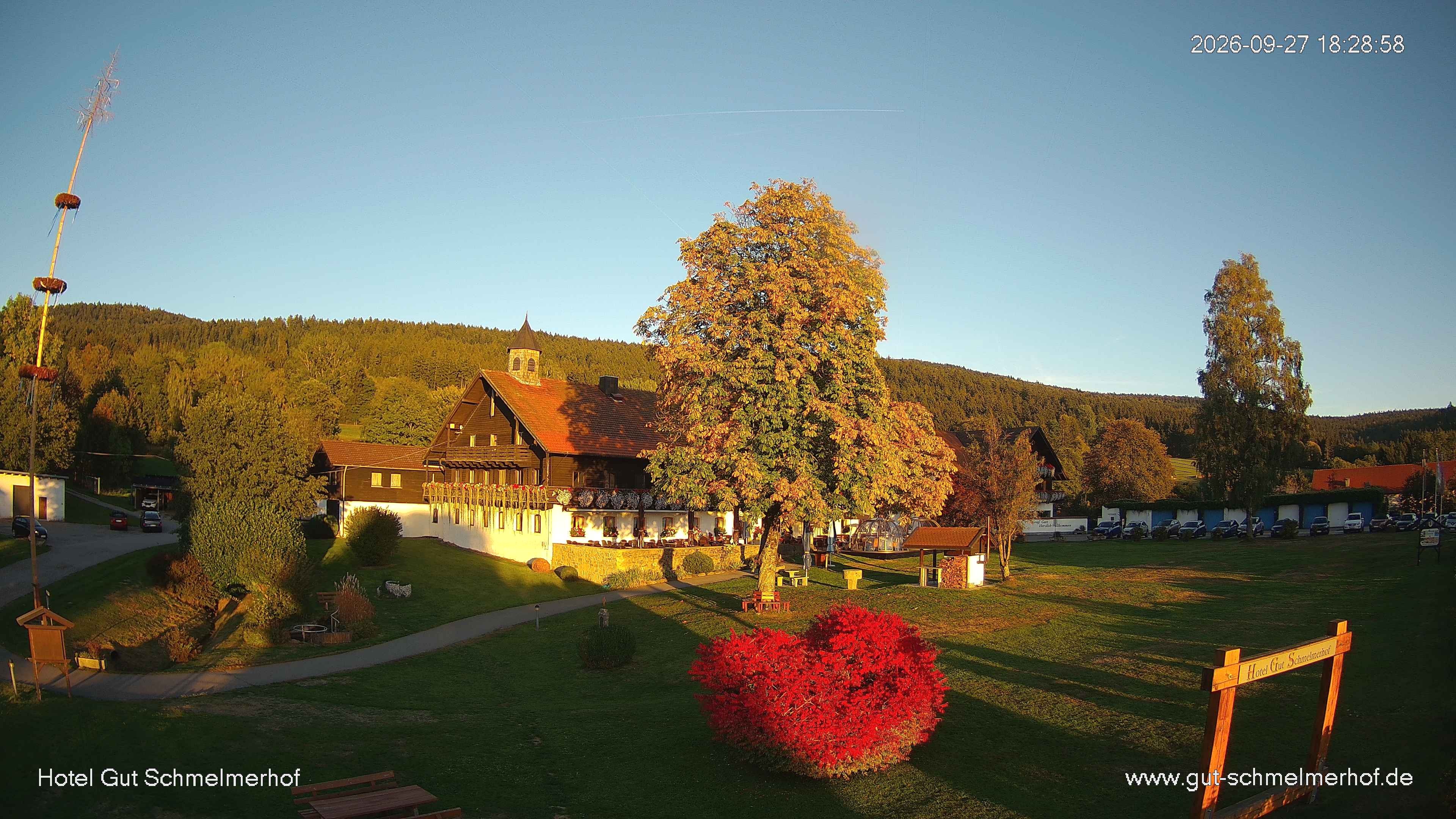 Archiv Foto Webcam  St. Englmar - Hotel Gut Schmelmerhof