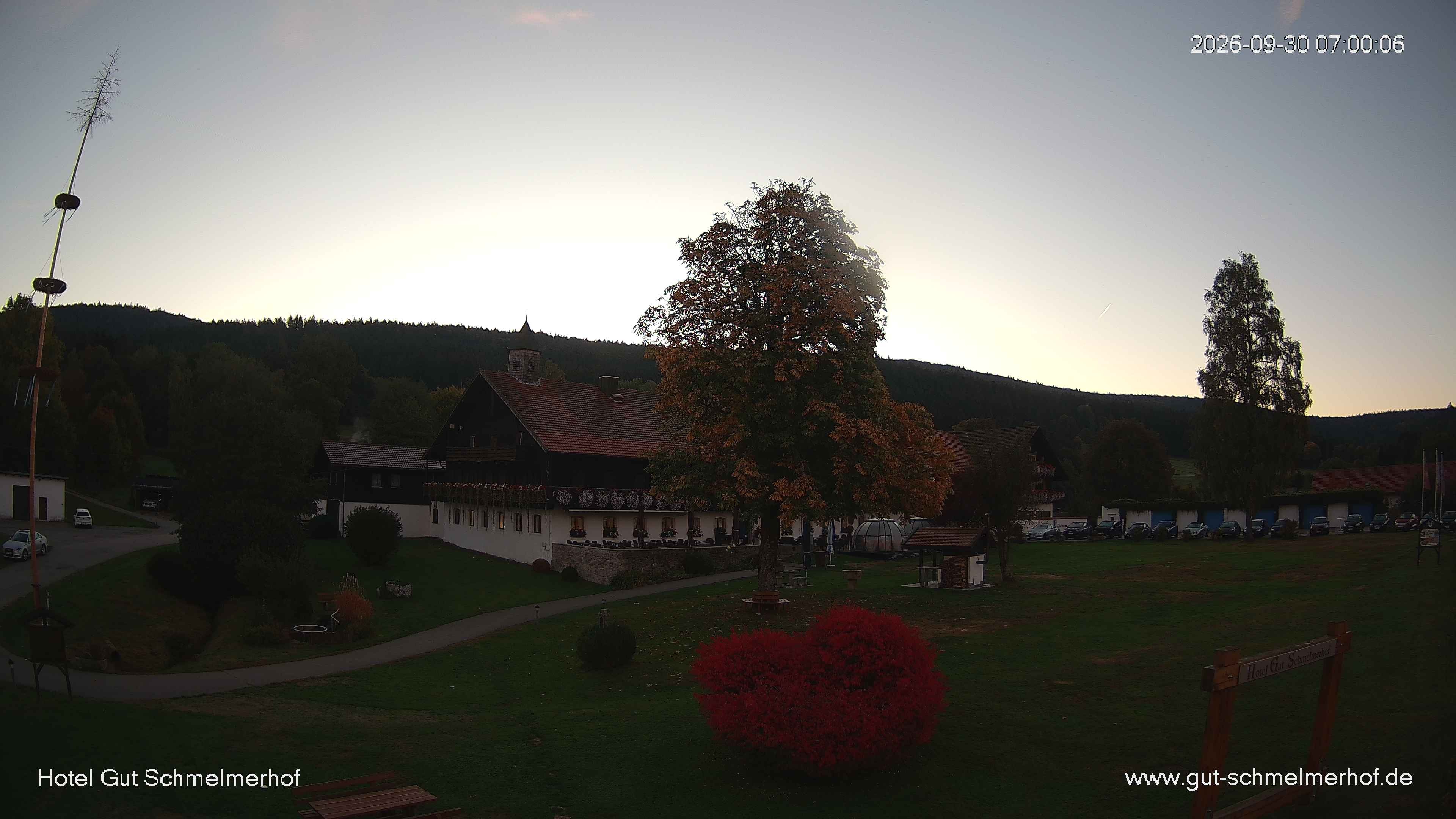 Archiv Foto Webcam  St. Englmar - Hotel Gut Schmelmerhof
