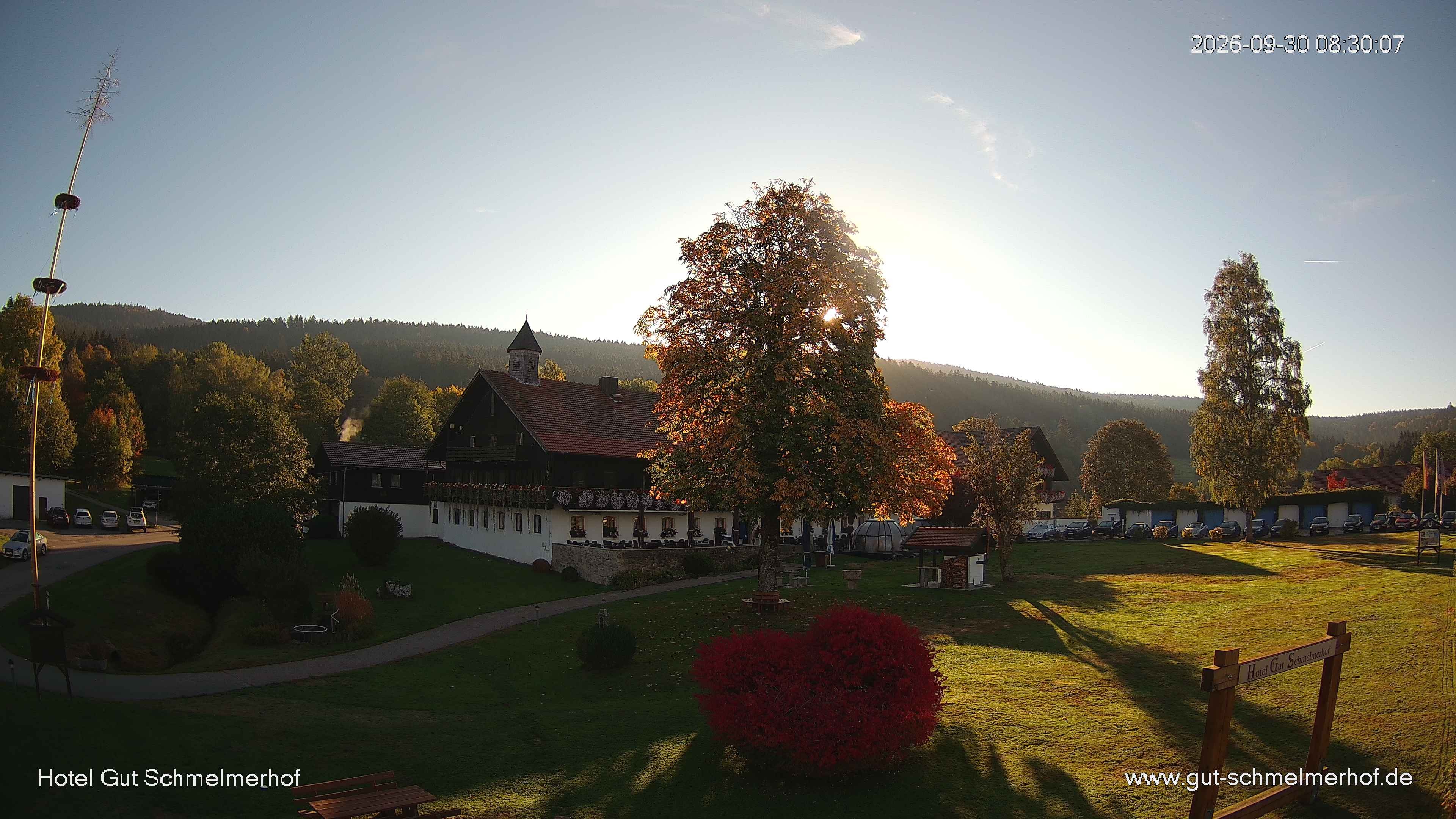 Archiv Foto Webcam  St. Englmar - Hotel Gut Schmelmerhof