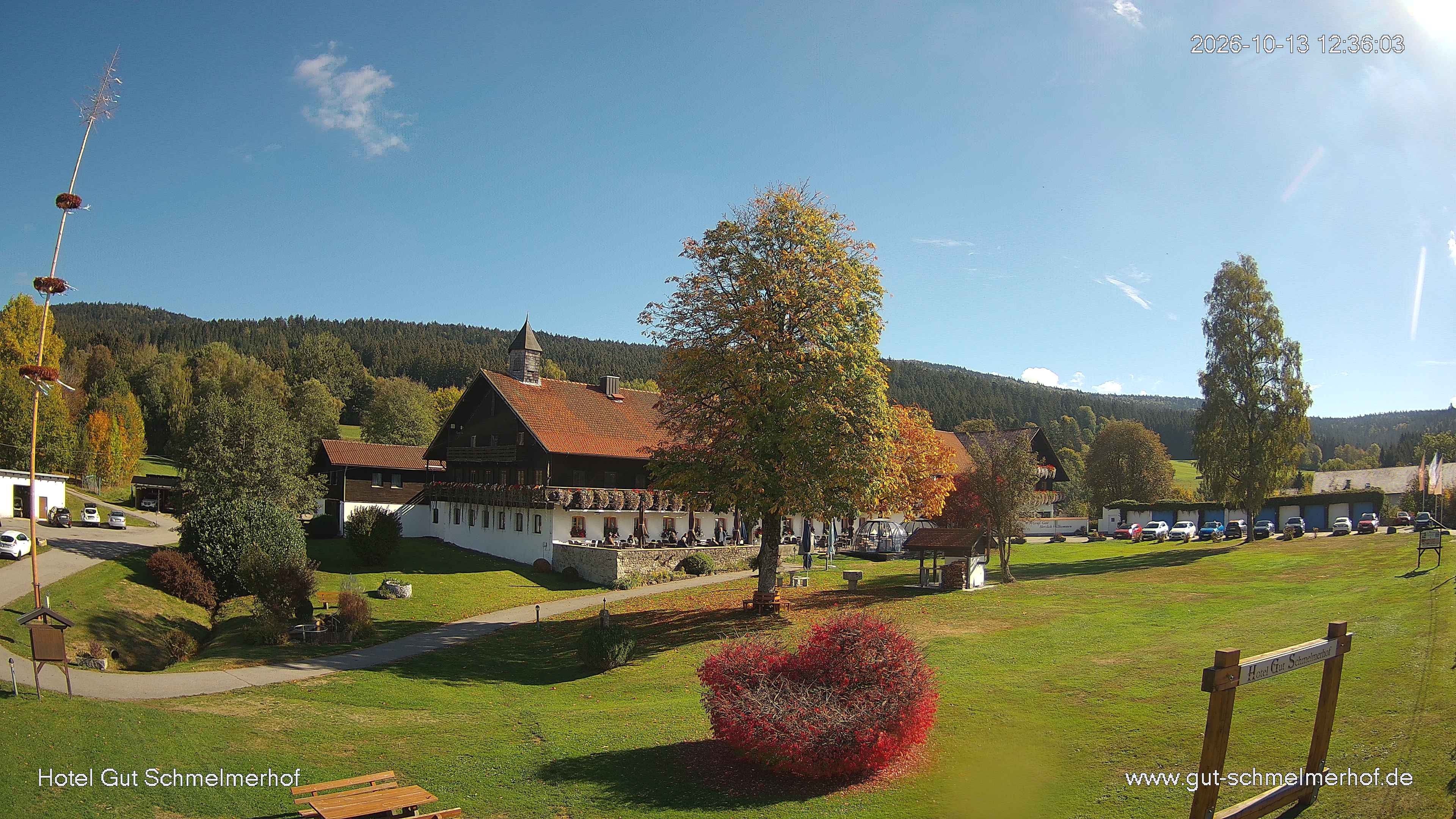 Archiv Foto Webcam  St. Englmar - Hotel Gut Schmelmerhof