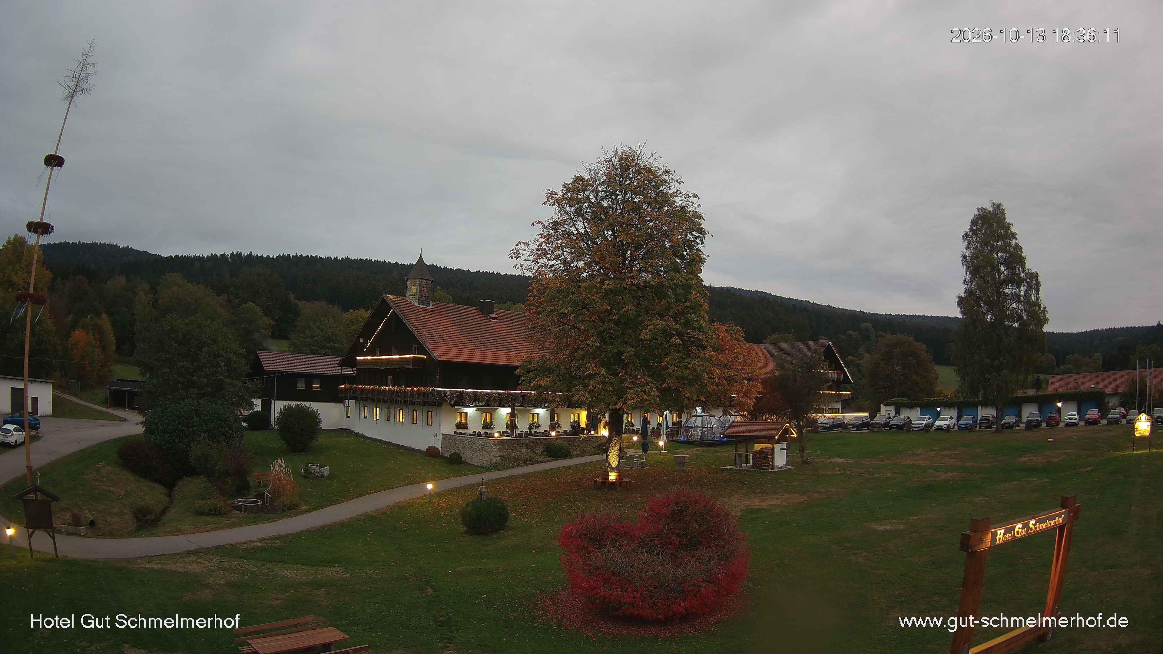 Archiv Foto Webcam  St. Englmar - Hotel Gut Schmelmerhof