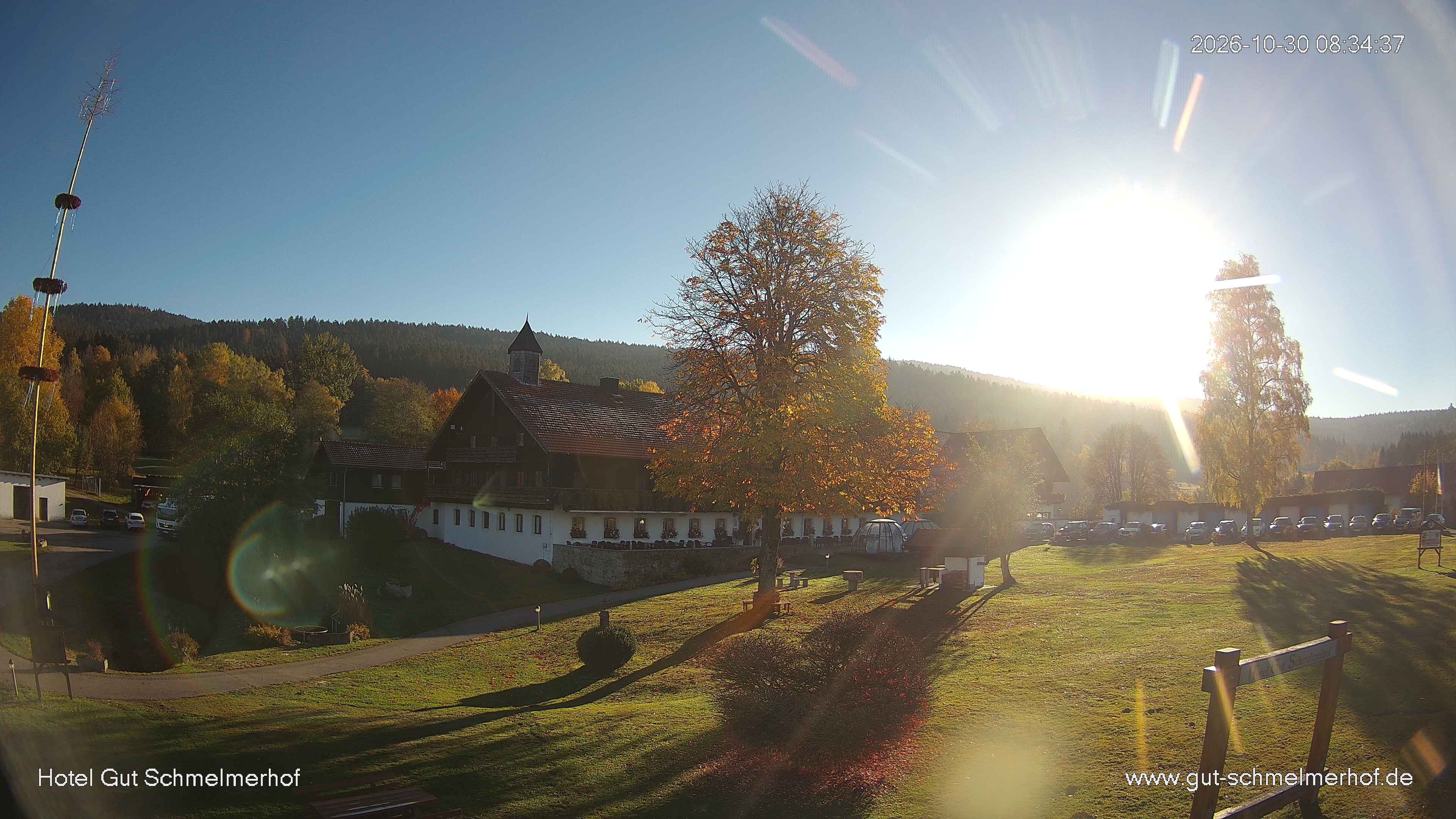 Archiv Foto Webcam  St. Englmar - Hotel Gut Schmelmerhof