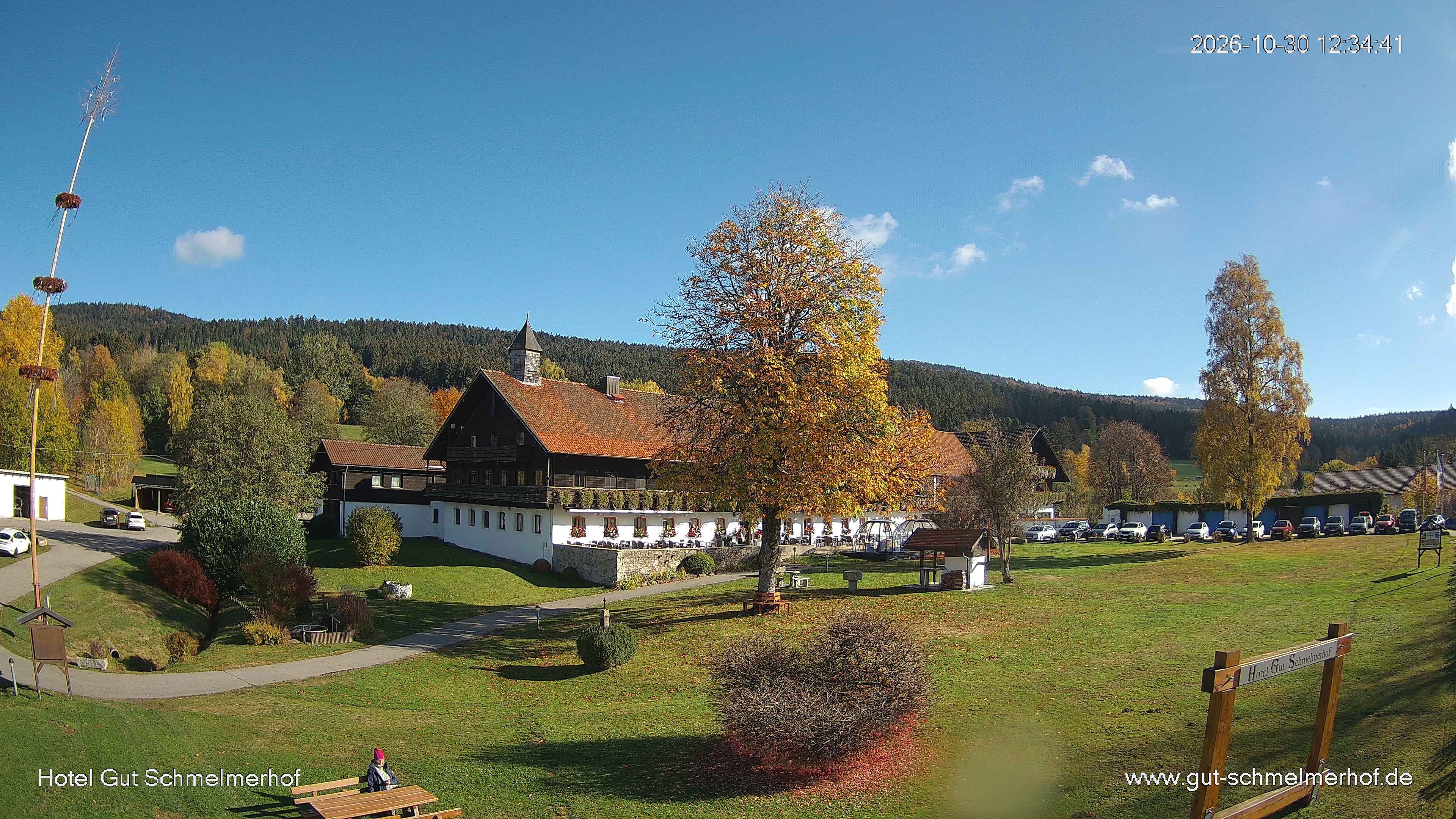 Archiv Foto Webcam  St. Englmar - Hotel Gut Schmelmerhof