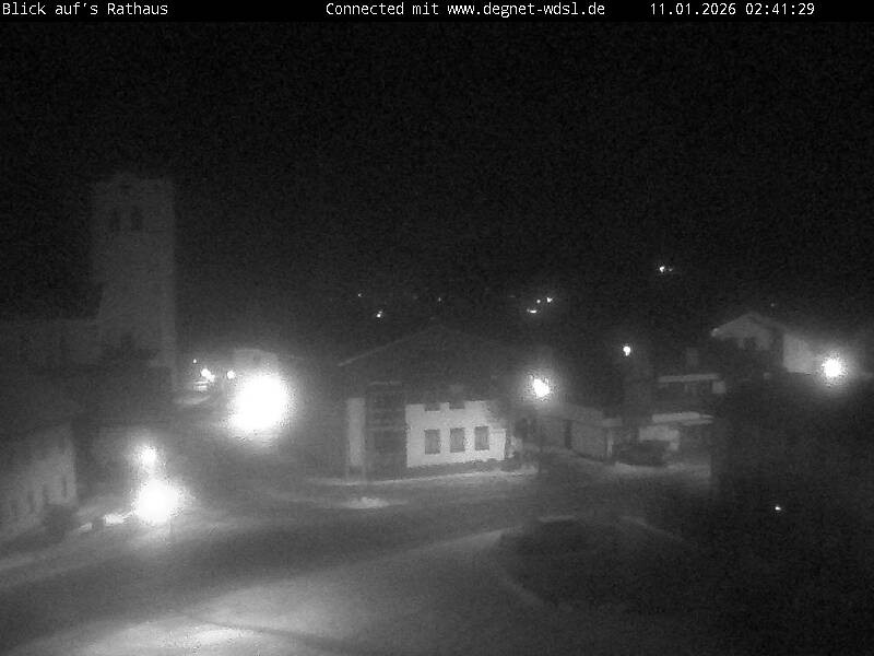 Archiv Foto Webcam Hunderdorf - Blick auf Pfarrkirche St. Nikolaus