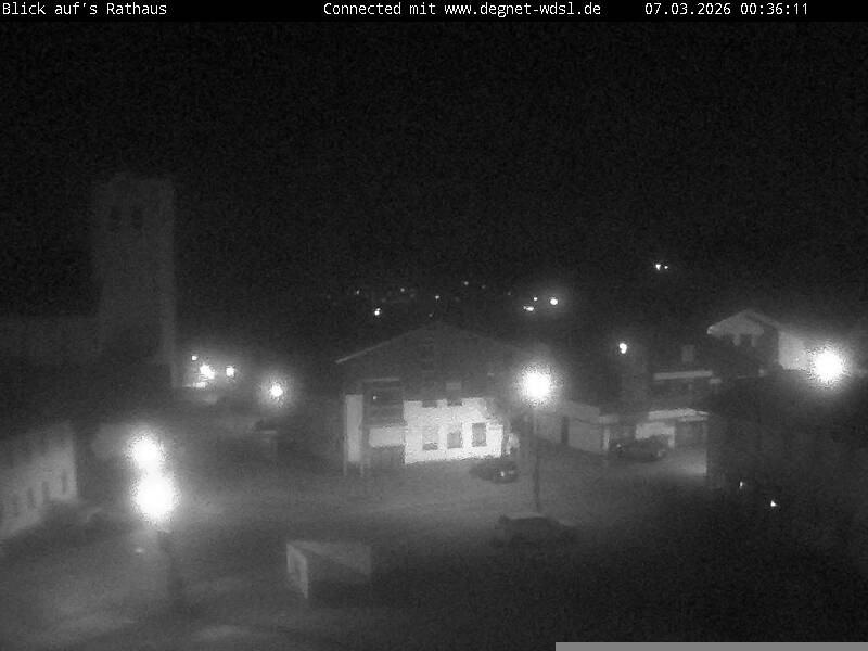 Archiv Foto Webcam Hunderdorf - Blick auf Pfarrkirche St. Nikolaus