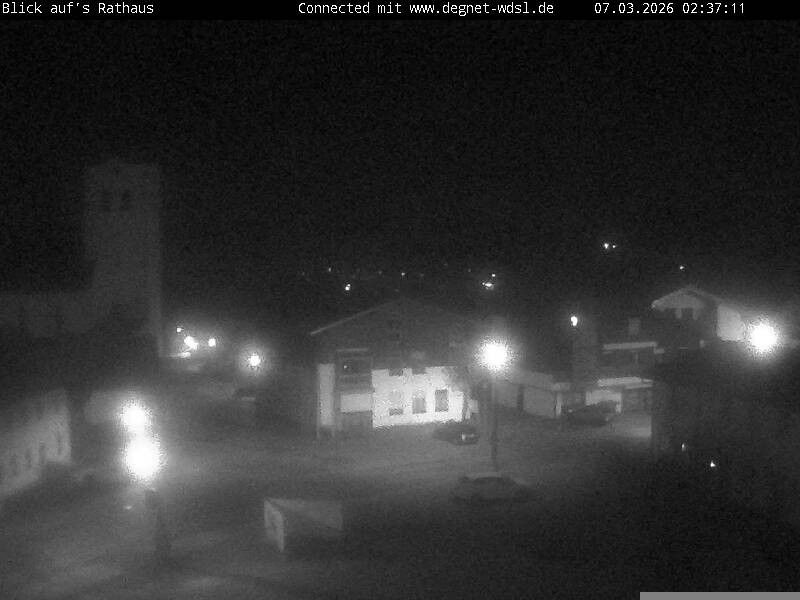 Archiv Foto Webcam Hunderdorf - Blick auf Pfarrkirche St. Nikolaus