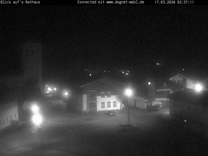 Archiv Foto Webcam Hunderdorf - Blick auf Pfarrkirche St. Nikolaus