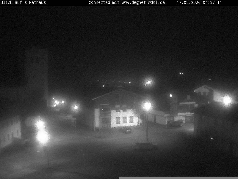 Archiv Foto Webcam Hunderdorf - Blick auf Pfarrkirche St. Nikolaus