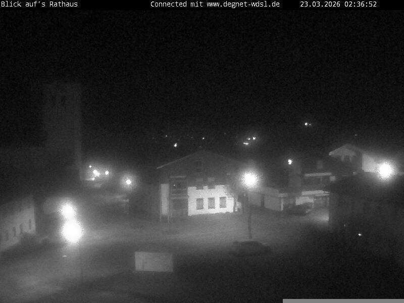 Archiv Foto Webcam Hunderdorf - Blick auf Pfarrkirche St. Nikolaus
