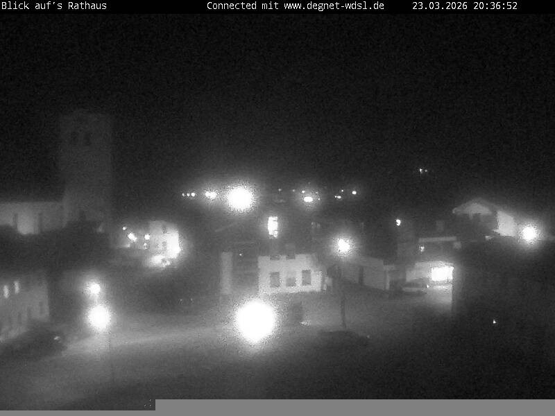 Archiv Foto Webcam Hunderdorf - Blick auf Pfarrkirche St. Nikolaus