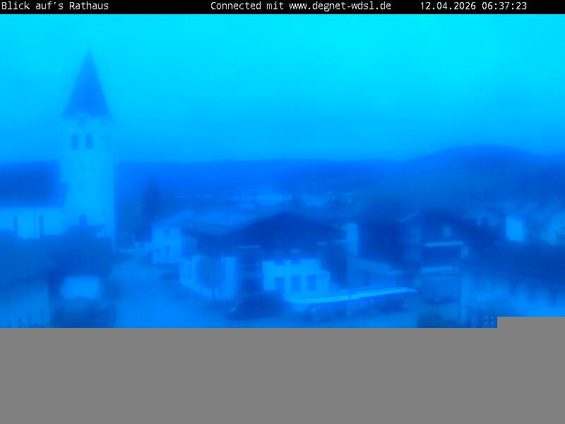 Archiv Foto Webcam Hunderdorf - Blick auf Pfarrkirche St. Nikolaus