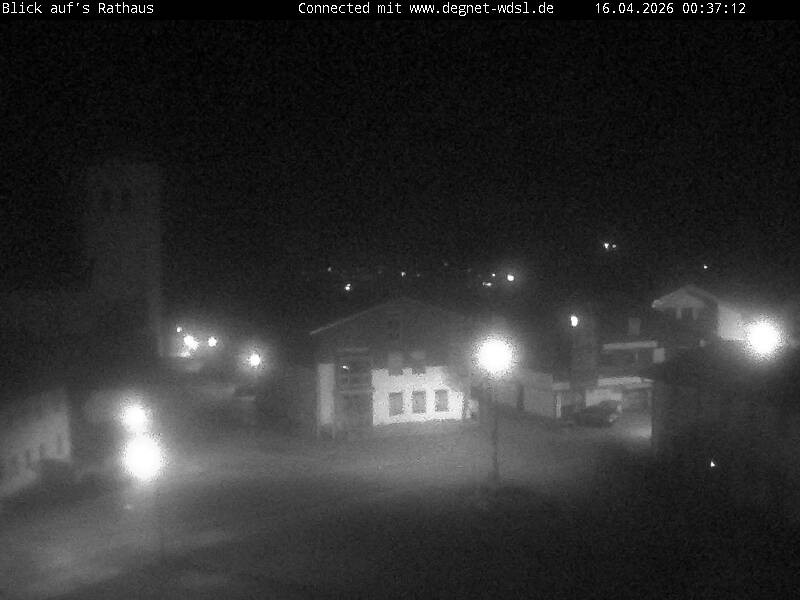 Archiv Foto Webcam Hunderdorf - Blick auf Pfarrkirche St. Nikolaus