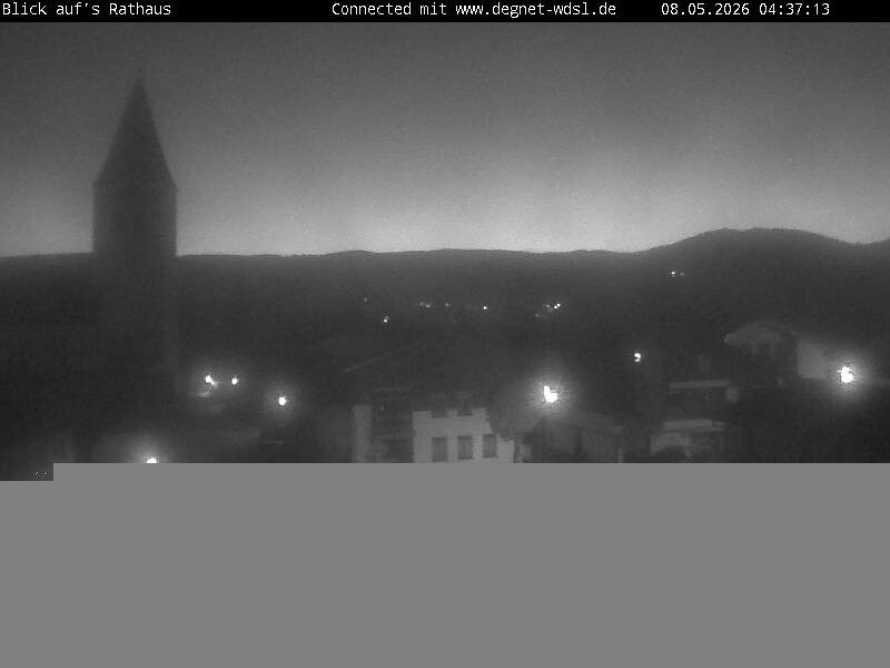 Archiv Foto Webcam Hunderdorf - Blick auf Pfarrkirche St. Nikolaus