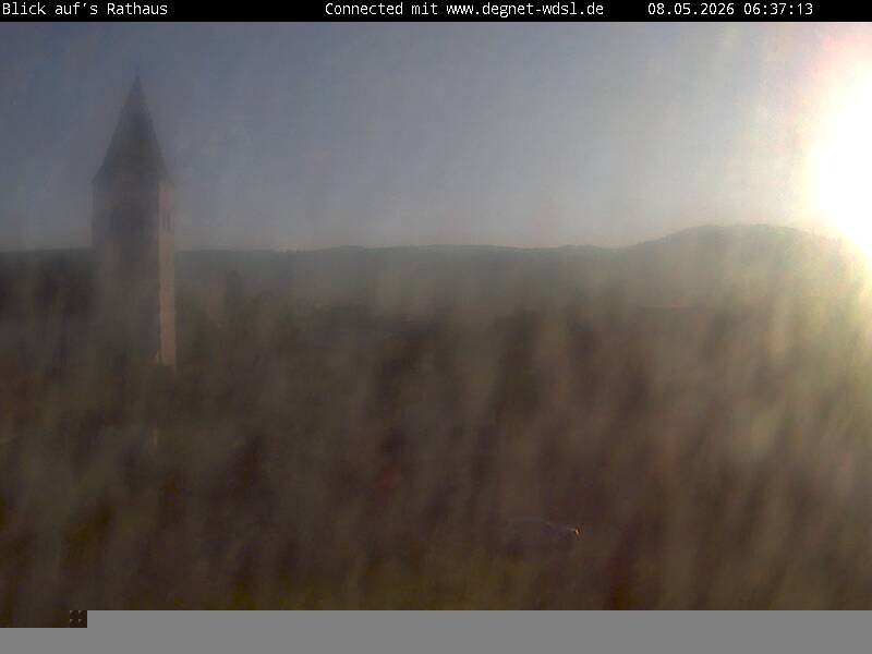 Archiv Foto Webcam Hunderdorf - Blick auf Pfarrkirche St. Nikolaus