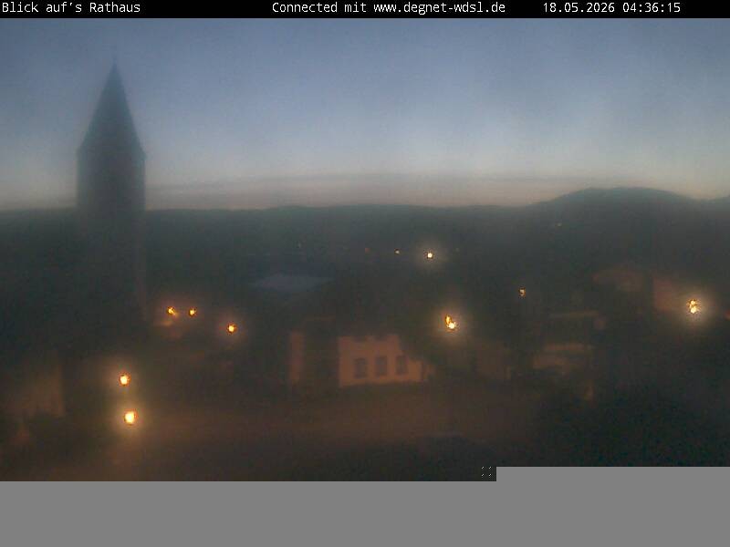 Archiv Foto Webcam Hunderdorf - Blick auf Pfarrkirche St. Nikolaus