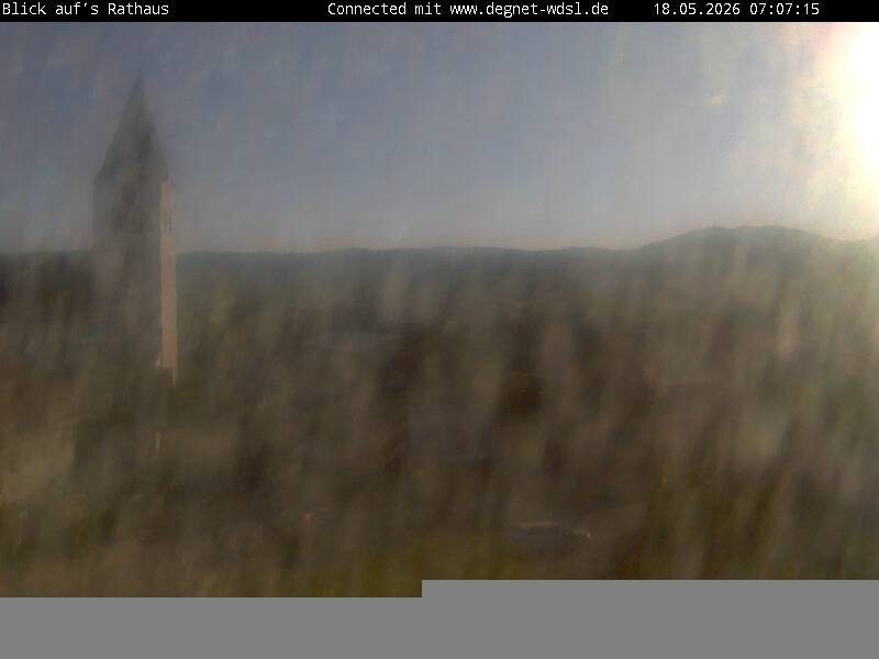 Archiv Foto Webcam Hunderdorf - Blick auf Pfarrkirche St. Nikolaus