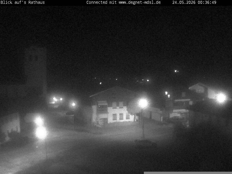 Archiv Foto Webcam Hunderdorf - Blick auf Pfarrkirche St. Nikolaus