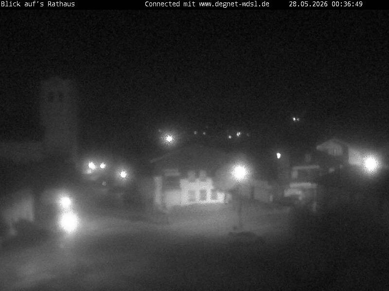 Archiv Foto Webcam Hunderdorf - Blick auf Pfarrkirche St. Nikolaus