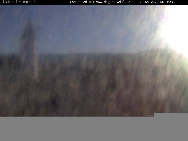 Archiv Foto Webcam Hunderdorf - Blick auf Pfarrkirche St. Nikolaus