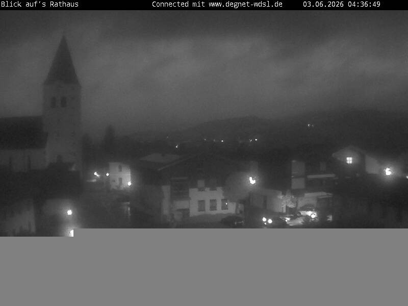 Archiv Foto Webcam Hunderdorf - Blick auf Pfarrkirche St. Nikolaus