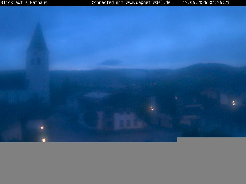 Archiv Foto Webcam Hunderdorf - Blick auf Pfarrkirche St. Nikolaus