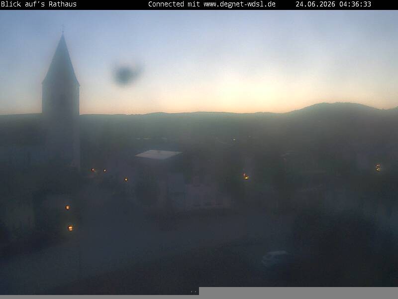 Archiv Foto Webcam Hunderdorf - Blick auf Pfarrkirche St. Nikolaus