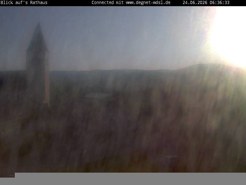 Archiv Foto Webcam Hunderdorf - Blick auf Pfarrkirche St. Nikolaus