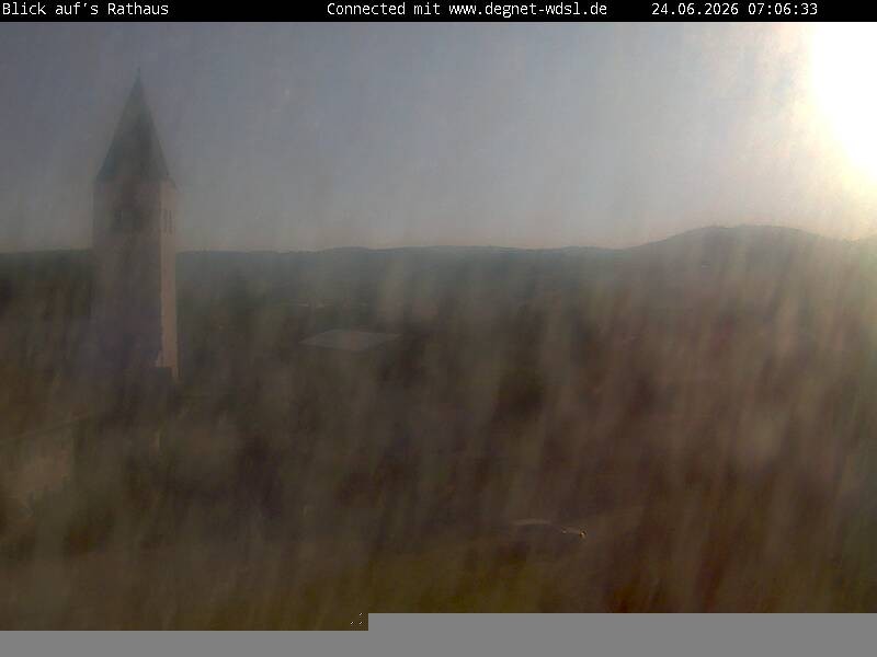 Archiv Foto Webcam Hunderdorf - Blick auf Pfarrkirche St. Nikolaus