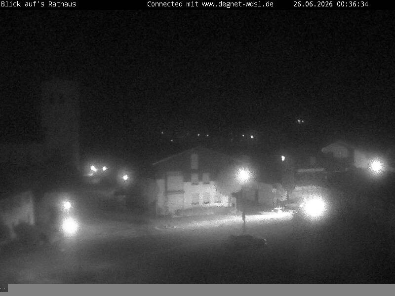 Archiv Foto Webcam Hunderdorf - Blick auf Pfarrkirche St. Nikolaus