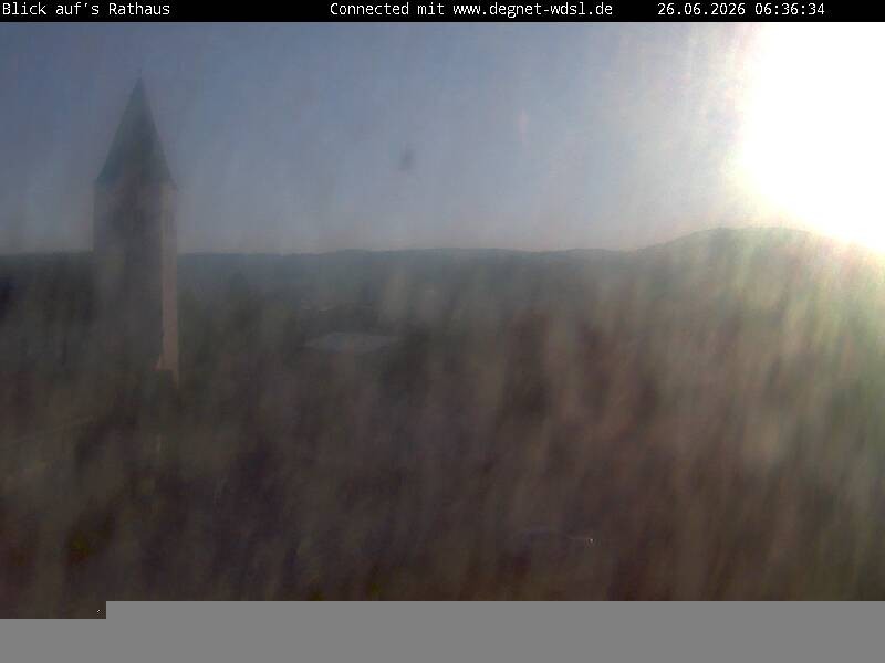 Archiv Foto Webcam Hunderdorf - Blick auf Pfarrkirche St. Nikolaus