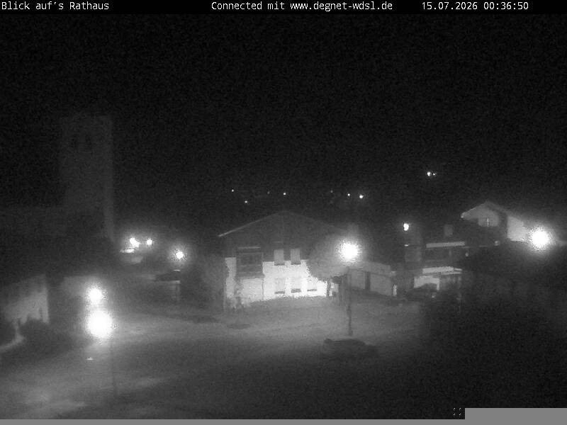 Archiv Foto Webcam Hunderdorf - Blick auf Pfarrkirche St. Nikolaus