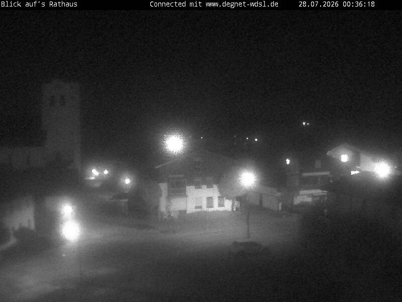 Archiv Foto Webcam Hunderdorf - Blick auf Pfarrkirche St. Nikolaus