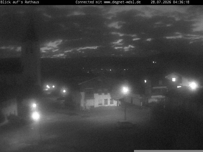Archiv Foto Webcam Hunderdorf - Blick auf Pfarrkirche St. Nikolaus