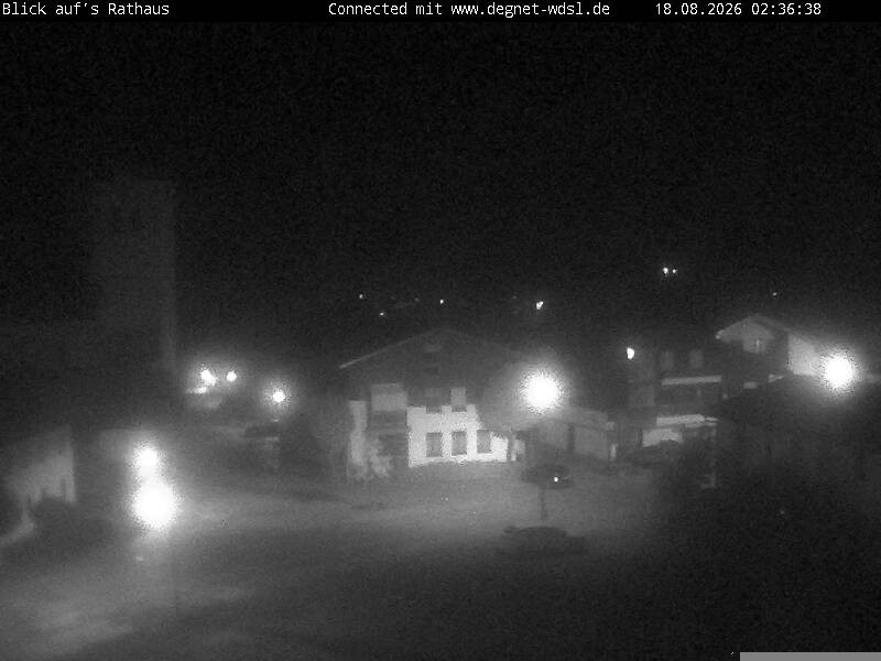 Archiv Foto Webcam Hunderdorf - Blick auf Pfarrkirche St. Nikolaus