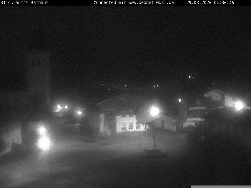 Archiv Foto Webcam Hunderdorf - Blick auf Pfarrkirche St. Nikolaus