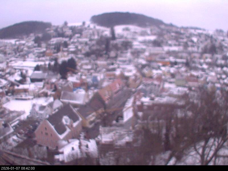 Archiv Foto Webcam Blick auf Falkenstein (Cham)