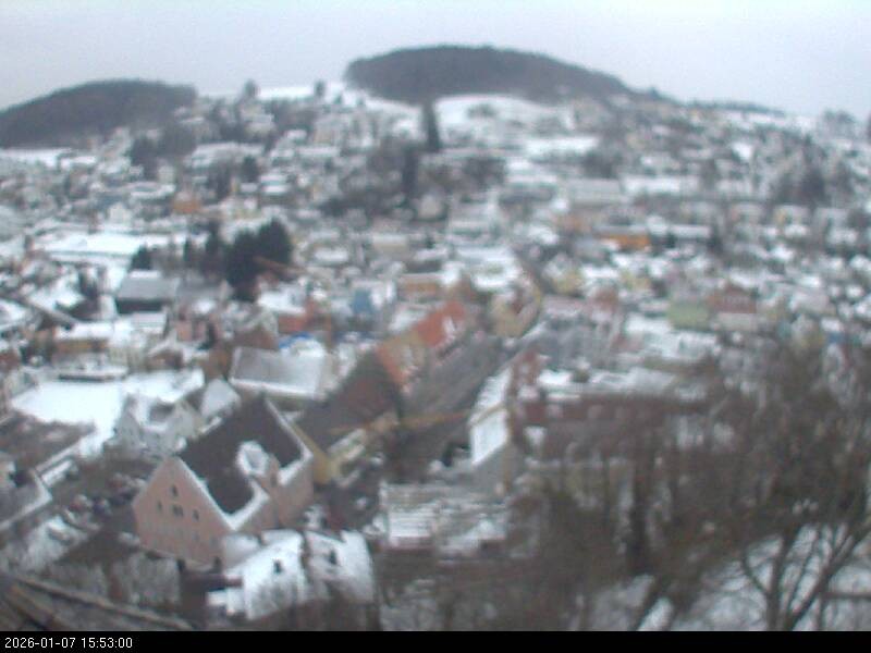 Archiv Foto Webcam Blick auf Falkenstein (Cham)